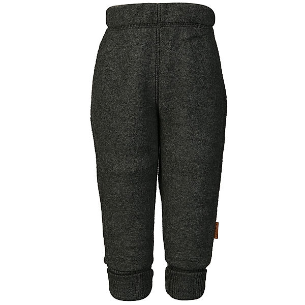 mikk-line Wollhose MERINO in grau melange