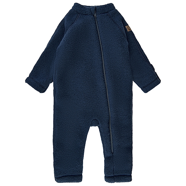 mikk-line Wolloverall BABY SUIT in blue nights