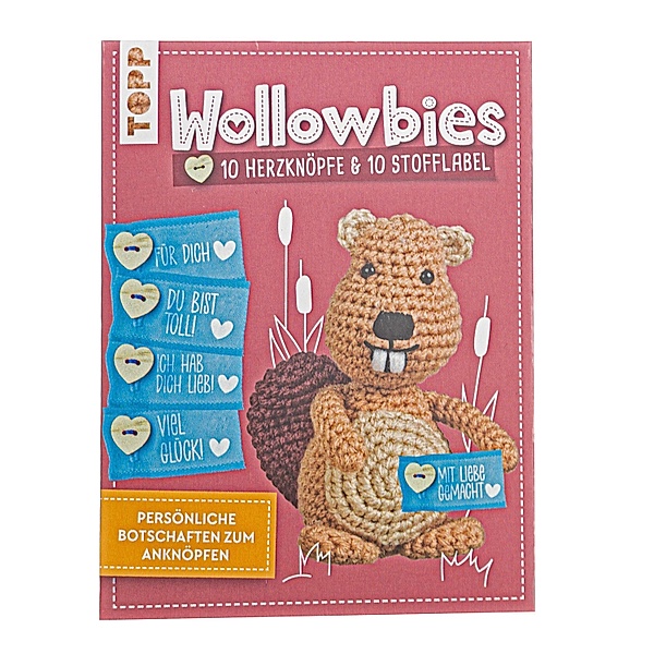 Wollowbies Label- und Knöpfeset, frechverlag