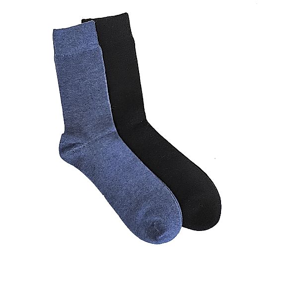 Wollsocken mit Alpaka-Anteil (Grösse: 35-38) 2er Set