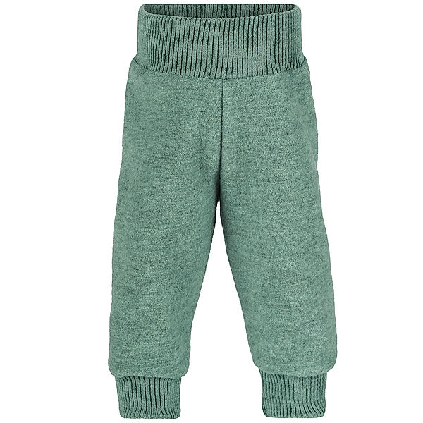 ENGEL Wollwalk-Hose IVN BEST in jade melange