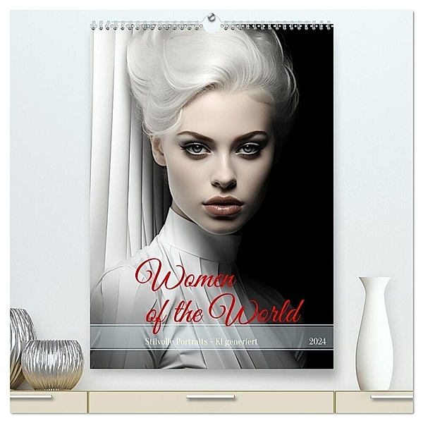 Woman of the World (hochwertiger Premium Wandkalender 2024 DIN A2 hoch), Kunstdruck in Hochglanz, Cathrin Illgen