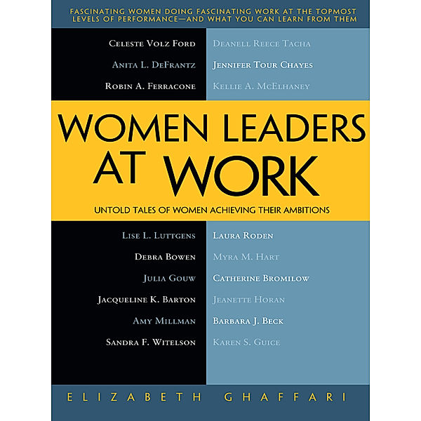 Women Leaders at Work, Elizabeth Ghaffari