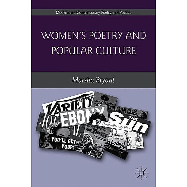 Women's Poetry and Popular Culture, M. Bryant