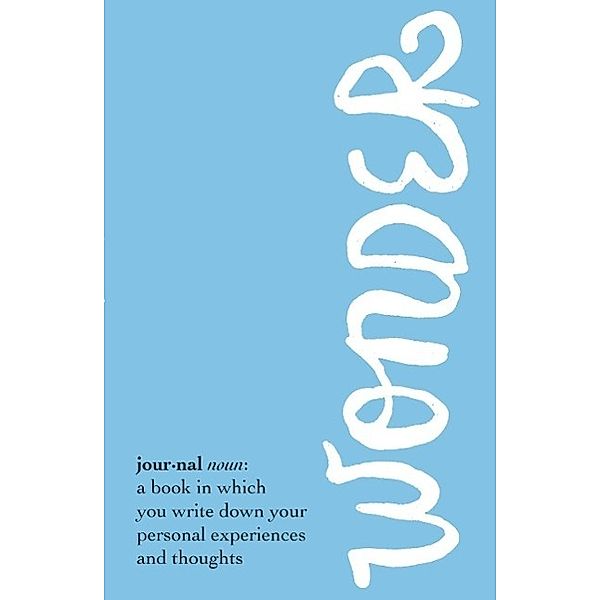 Wonder Journal, R. J. Palacio