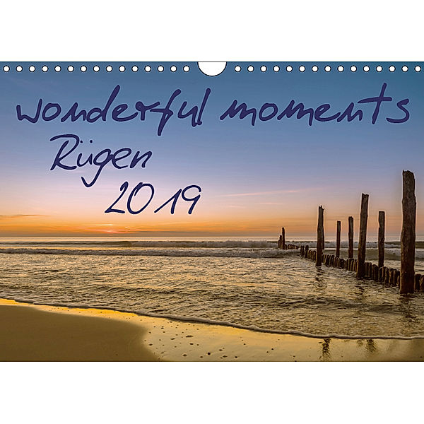 wonderful moments - Rügen 2019 (Wandkalender 2019 DIN A4 quer), HeschFoto