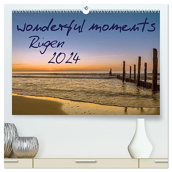 wonderful moments - Rügen 2024 (hochwertiger Premium Wandkalender 2024 DIN A2 quer), Kunstdruck in Hochglanz, HeschFoto