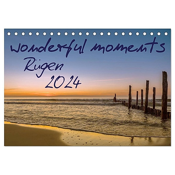 wonderful moments - Rügen 2024 (Tischkalender 2024 DIN A5 quer), CALVENDO Monatskalender, HeschFoto