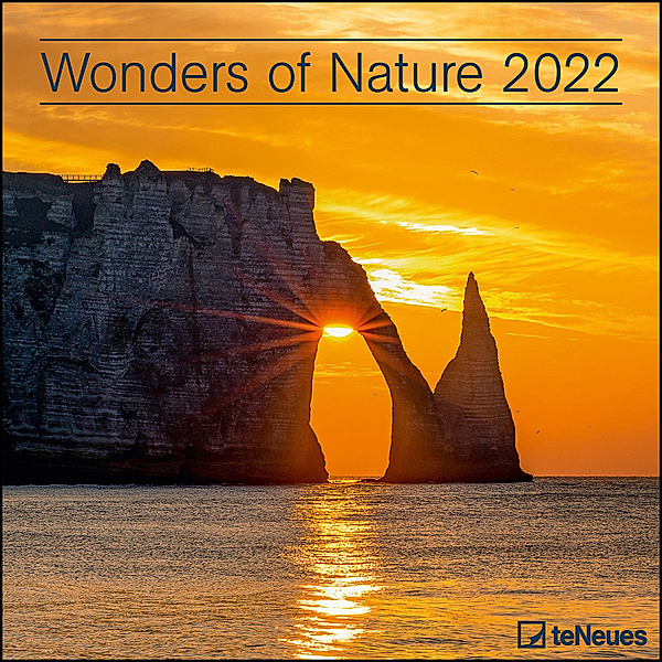 Wonders of Nature 2022 - Wand-Kalender - Broschüren-Kalender - 30x30 - 30x60 geöffnet