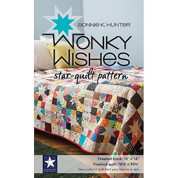 Wonky Wishes Star-Quilt Pattern, Bonnie K. Hunter