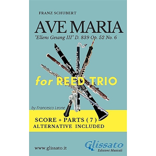 Woodwind trio - Ave Maria by Schubert, Franz Schubert
