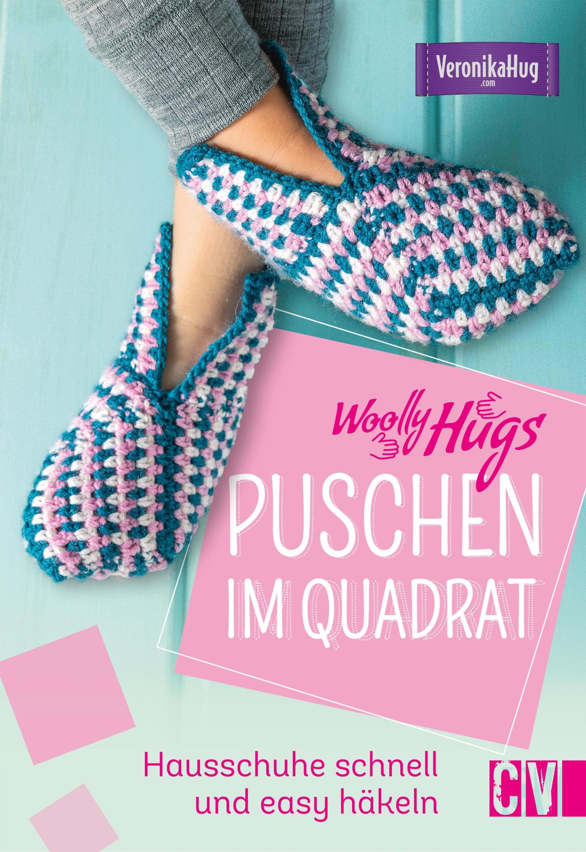 Woolly Hugs Puschen häkeln im Quadrat eBook v. Veronika Hug | Weltbild