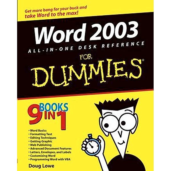 Word 2003 All-in-One Desk Reference For Dummies, Doug Lowe