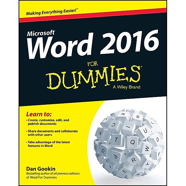Word 2016 For Dummies, Dan Gookin