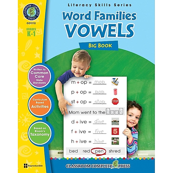 Word Families - Vowels Big Book, Staci Marck