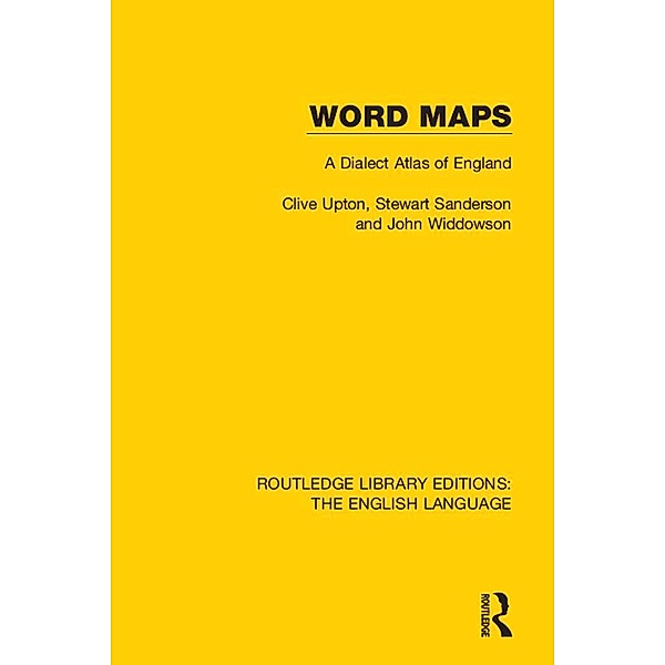 Word Maps, Clive Upton, John Widdowson, Stewert Sanderson
