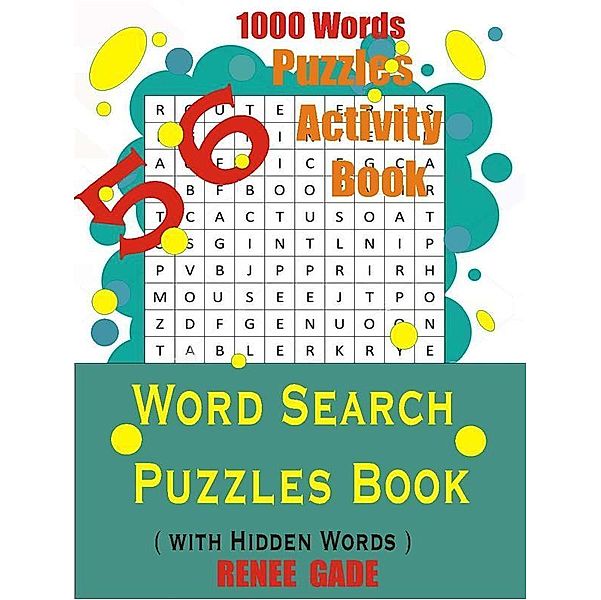 Word Search Puzzles Book, Renee Gade