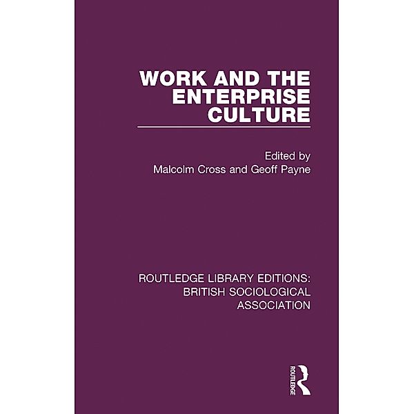 Work and the Enterprise Culture