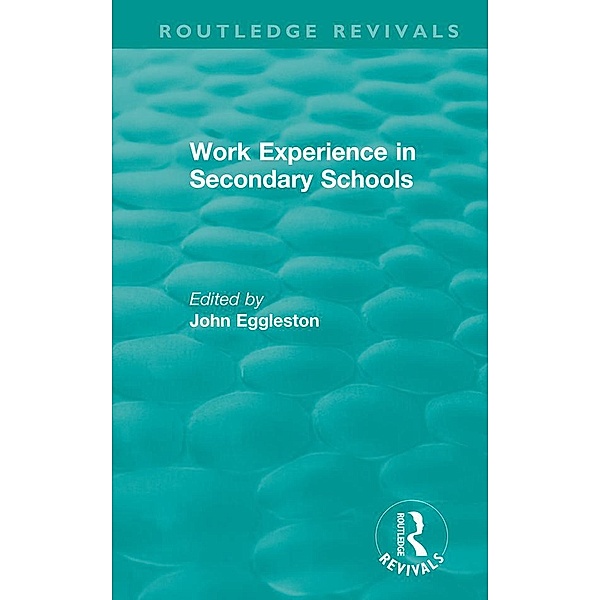 Work Experience in Secondary Schools