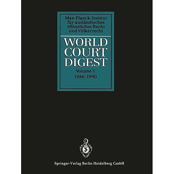 World Court Digest, Rainer Hofmann, Juliane Kokott, Karin Oellers-Frahm, Stefan Oeter, Andreas Zimmermann