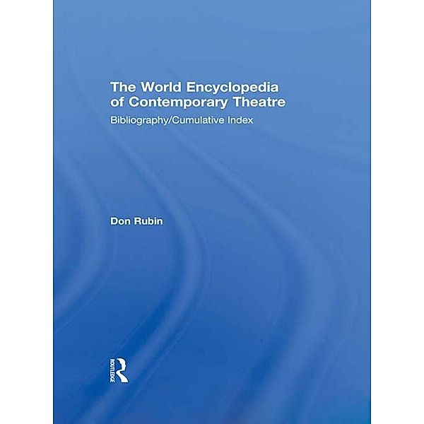 World Encyclopedia of Contemporary Theatre