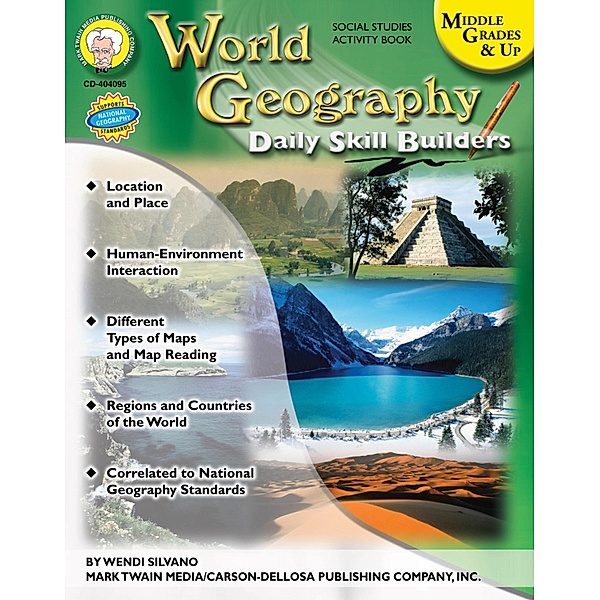 World Geography, Grades 6 - 12 / Daily Skill Builders, Wendi Silvano