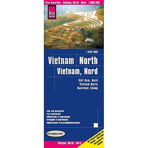 World Mapping Project / Reise Know-How Landkarte Vietnam Nord (1:600.000)