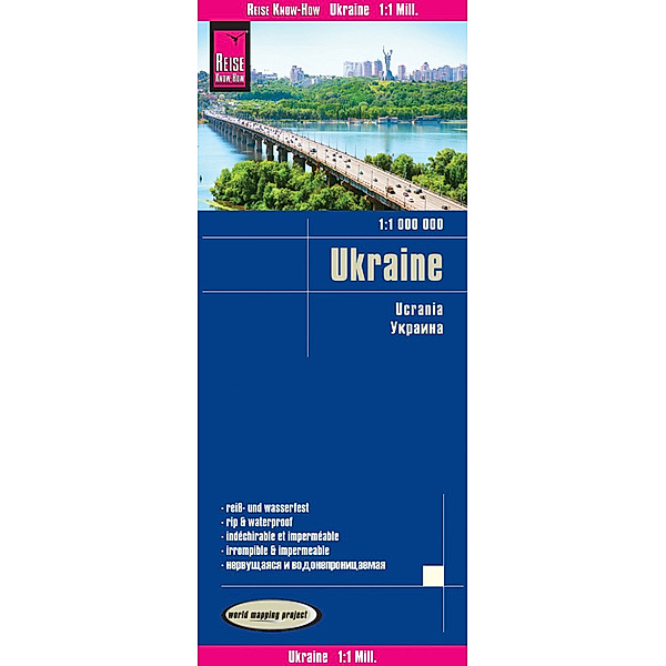 World Mapping Project / Reise Know-How Landkarte Ukraine (1:1.000.000), Reise Know-How Verlag Peter Rump