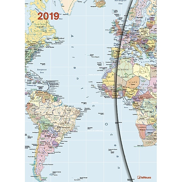 World Maps 2019 Magneto Diary