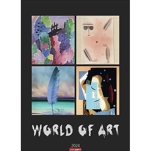 World of Art Kalender 2024. Meisterwerke der klassischen Moderne in einem Kunstkalender im Großformat. Jahres-Wandkalender XXL für Kunstliebhaber, 49x68 cm., World of Art Kalender 2024. Meisterwerke der klassischen Moderne in einem Kunstkalender im Großformat. Jahres-Wandkalend