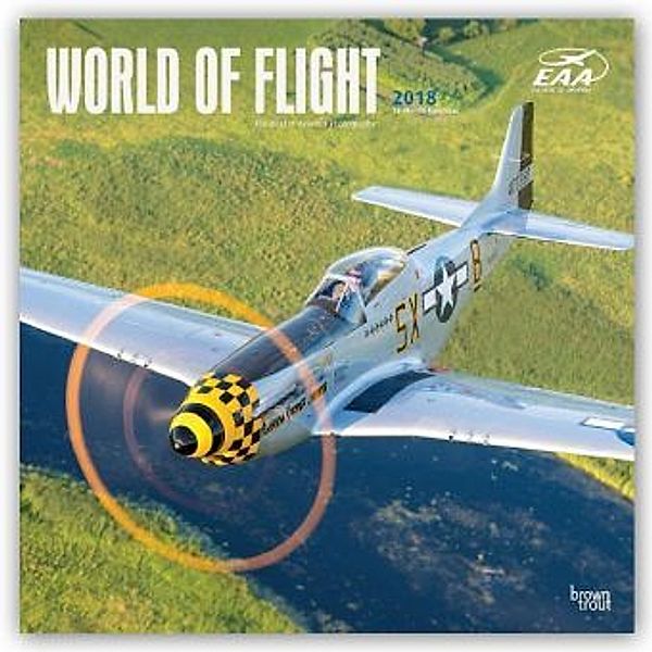 World of Flight  2018 - 18-Monatskalender, BrownTrout Publisher
