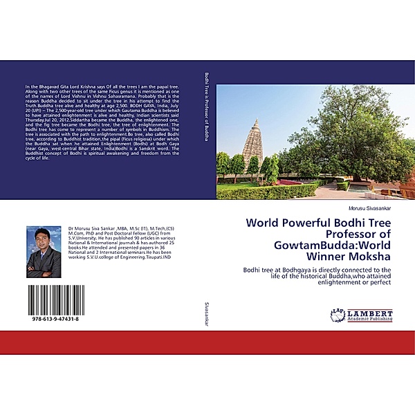 World Powerful Bodhi Tree Professor of GowtamBudda:World Winner Moksha, Morusu Sivasankar
