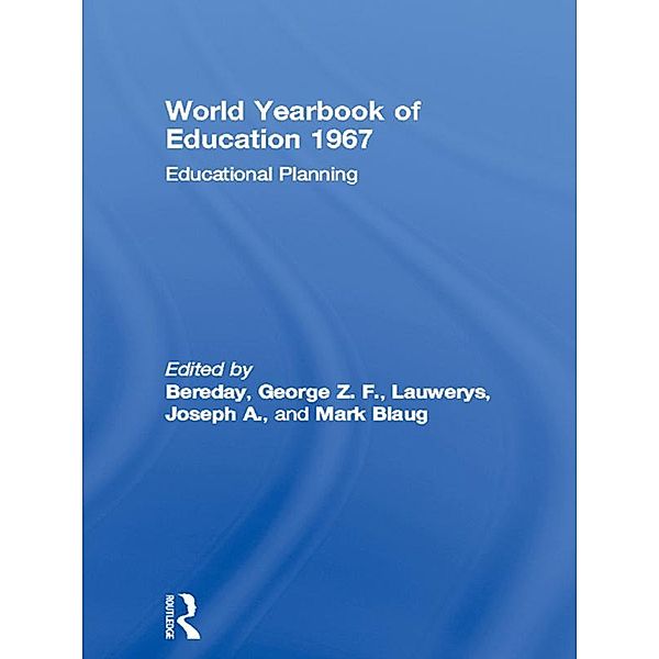 World Yearbook of Education 1967