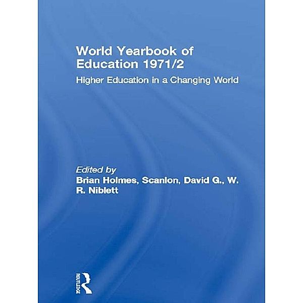 World Yearbook of Education 1971/2
