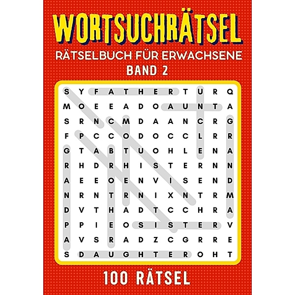 Wortsuchrätsel Rätselbuch, Isamrätsel Verlag