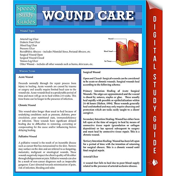 Wound Care (Speedy Study Guides) / Dot EDU, Speedy Publishing