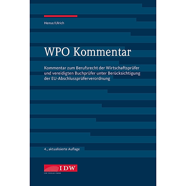 WPO Kommentar, Burkhard Hense, Dieter Ulrich