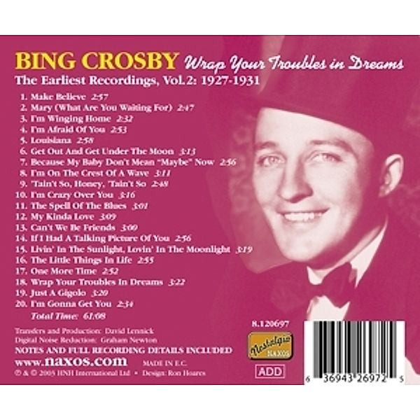 Wrap Your Troubles In Dreams, Bing Crosby