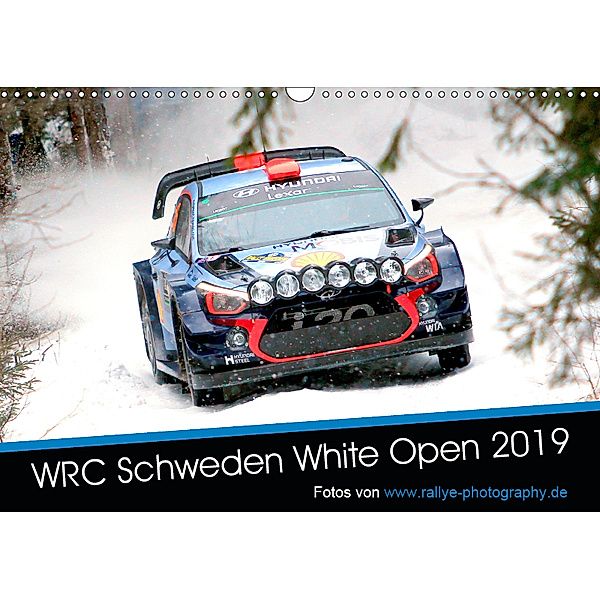 WRC Schweden White Open 2019 (Wandkalender 2019 DIN A3 quer), Patrick Freiberg