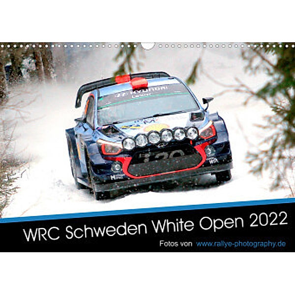 WRC Schweden White Open 2022 (Wandkalender 2022 DIN A3 quer), Patrick Freiberg