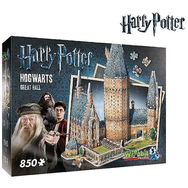 Folkmanis, Wrebbit Wrebbit Puzzle 3D - Harry Potter Hogwarts Große Halle 3D (Puzzle)