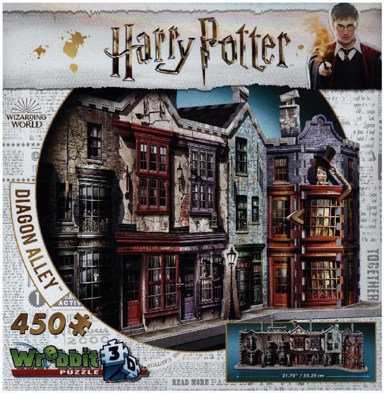Wrebbit Puzzle 3D - Harry Potter Winkelgasse Diagon Alley - Harry Potter 3D  Puzzle | Weltbild.de
