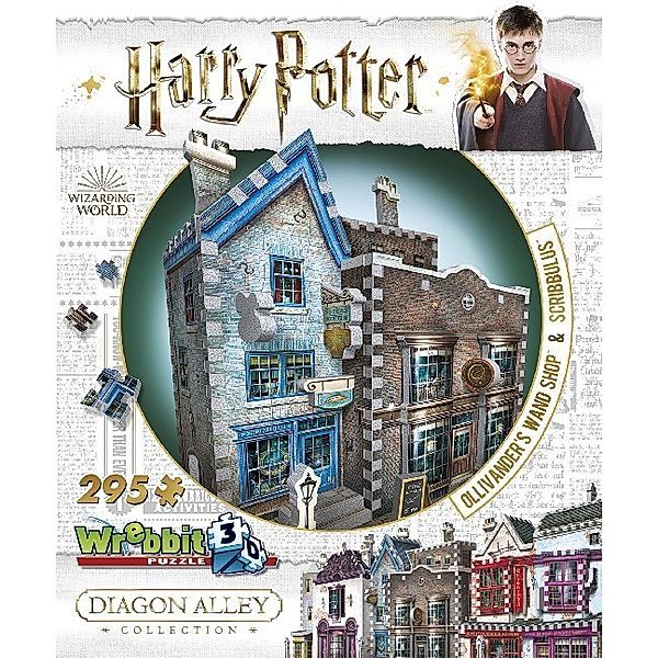 Folkmanis, Wrebbit Wrebbit Puzzle 3D - Ollivanders Zauberstab- und Schreibwarenladen Harry P. / Ollivanders Wand Shop (Puzzle)