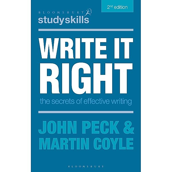 Write it Right / Bloomsbury Study Skills, John Peck, Martin Coyle