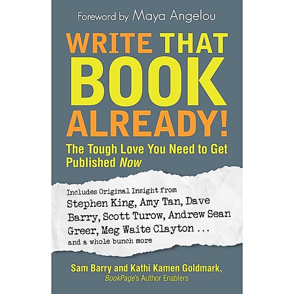 Write That Book Already!, Sam Barry, Kathi Kamen Goldmark