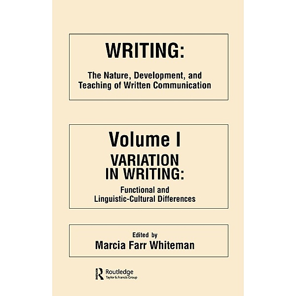 Writing, M. Farr Whiteman