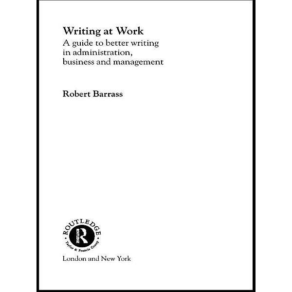 Writing at Work, Robert Barrass