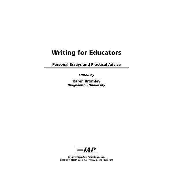 Writing for Educators