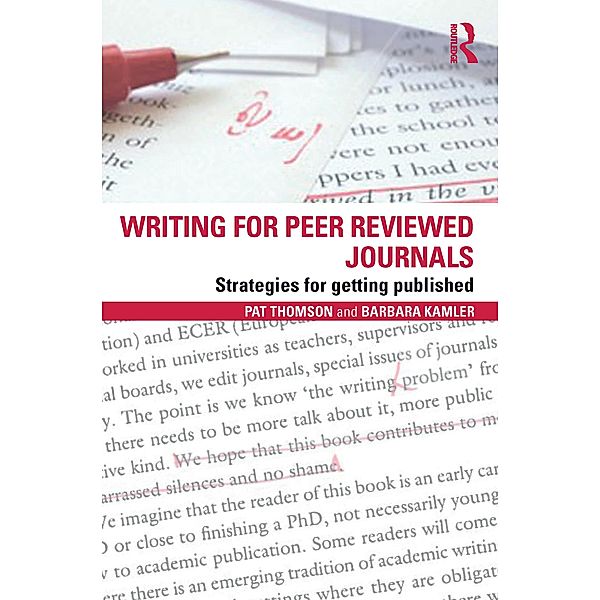 Writing for Peer Reviewed Journals, Pat Thomson, Barbara Kamler