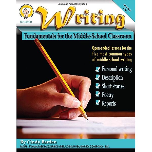 Writing, Grades 5 - 8, Cindy Barden